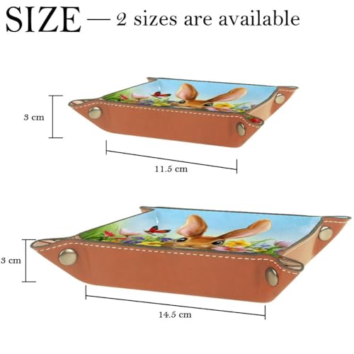 Rabbit on Wood Plank Welcome Dice Tray PU Leather Dice Rolling Tray Folding Dice Holder for Dice Games, Like RPG, DND and Other Table Games - color: Multi 6
