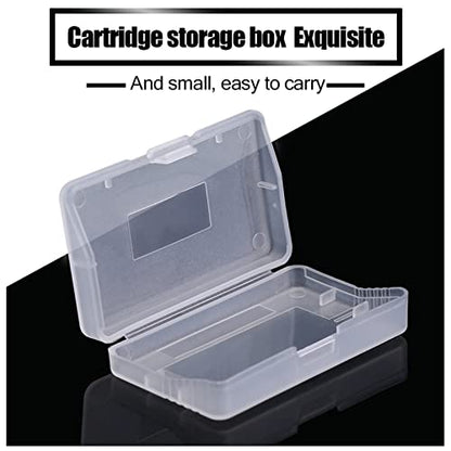 10pcs Color Case, Clear Dust Cover Console Compatible with Gameboy Game Case, Small Plastic Box Compatible with Game Boy Advance GBA