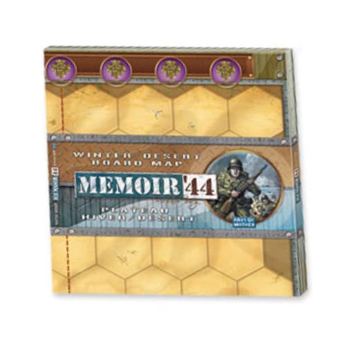 Memoir '44 Winter-Desert Map EXPANSION - Expand Your Battlefield Horizons! Strategy Game for Kids & Adults, Ages 8+, 2 Players, 30-60 Minute Playtime, Made by Days of Wonder