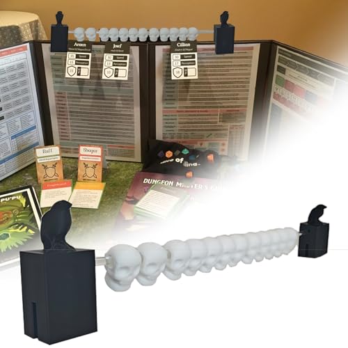 DM Screen Abacus Fear Tracker, Compatible with Daggerheart, Accessory for Tabletop Game