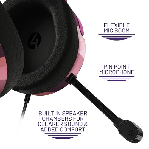 4Gamers Panther Wave Gaming Headset Blossom Pink - color: Blossom Pink