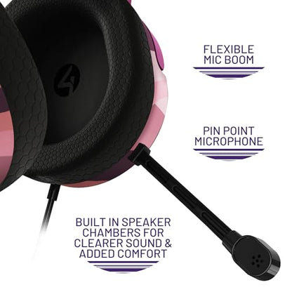 4Gamers Panther Wave Gaming Headset Blossom Pink - color: Blossom Pink