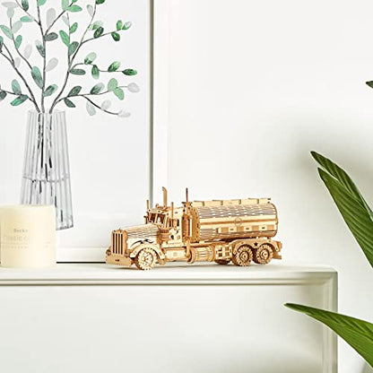 3D Wooden Puzzles Truck Model Kits, Brainteaser and Puzzle for Christmas/Birthday,Gifts for Adults and Teens to Build Combination - style: Truck