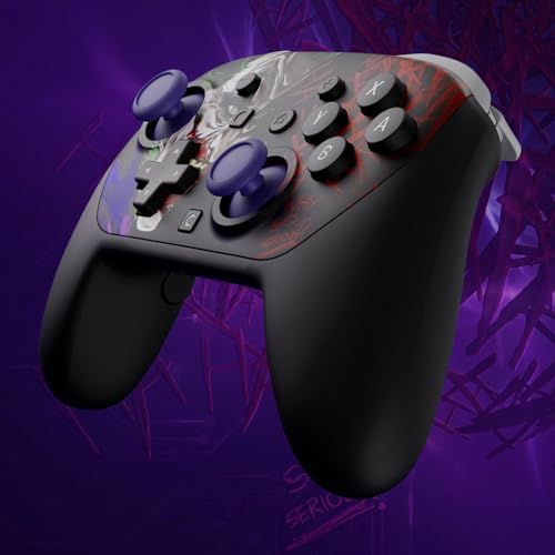 eXtremeRate DIY Replacement Faceplate Shell for Nintendo Switch 2 Pro Controller, Custom Front Housing Case, Thumbsticks and Screwdriver Tools for Switch 2 Pro Controller - Clown Hahaha - color: Clown HAHAHA