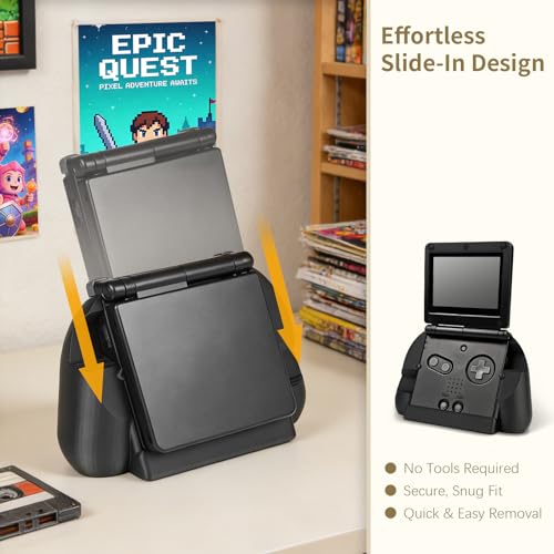 Comfort Grip for Game Boy Advance SP, Accessories for Original GBA SP, Ergonomic Holder for GBA SP Handheld Console
