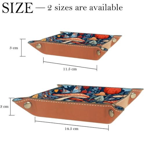 Mushroom Floral Butterfly Dice Tray Dice Rolling Tray Folding Dice Holder for Dice Games, Like RPG, DND and Other Table Games - color: Multi 13