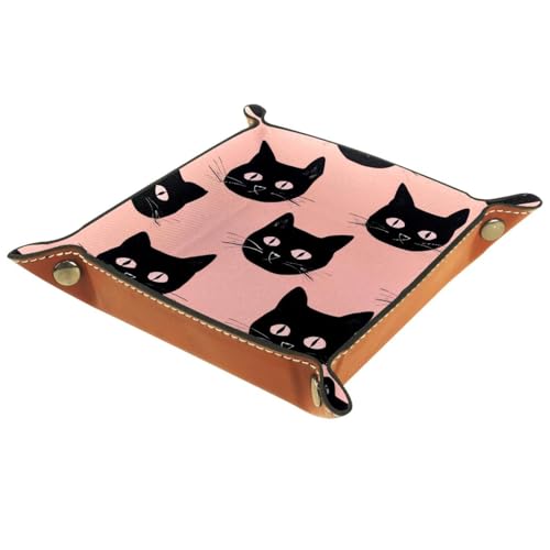 Black Cats Pattern Dice Tray Dice Rolling Tray Folding Dice Holder for Dice Games, Like RPG, DND and Other Table Games - color: Multi 2