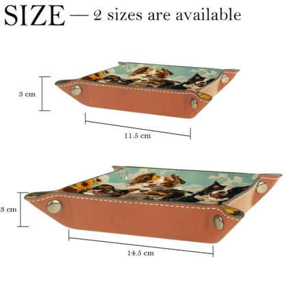Sunflower Dogs Dice Tray Dice Rolling Tray Folding Dice Holder for Dice Games, Like RPG, DND and Other Table Games - color: Multi 5