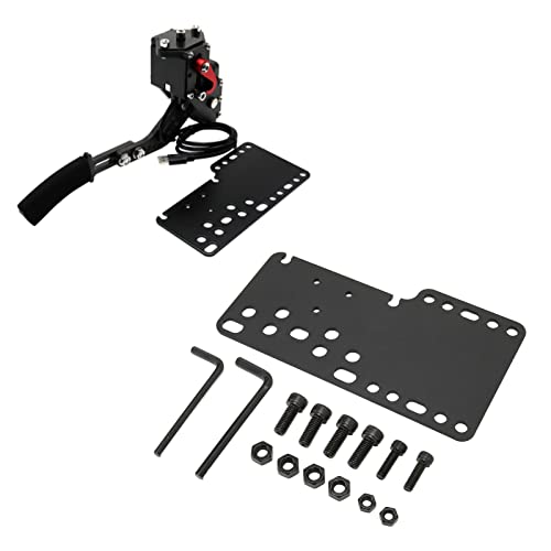 USB Game Handbrake, Universal for 14bit SIM for Racing Games G27 G25 G29 T500 T300 - Not Suitable for X Box 1 and for (Black)