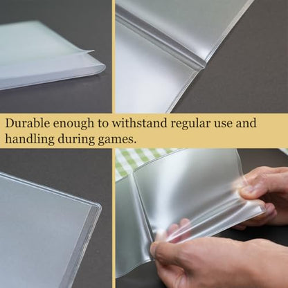 AOG Large mahjong card cover,1 Pack,Waterproof,Plastic Protector Sleeves | plastic waterproof mah jongg card protector,matte finish Non Glare Sleeve,easy to read the card,perfect for game nights - size: Large-1 PCS
