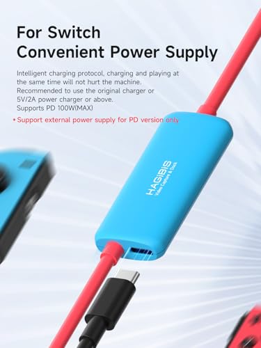 Hagibis USB3.0 Video Capture Card with 100W PD for Switch2, USB C to USB A/USB C 1080P@60fps 2K@30fps Live and Record Video Audio Game for Car Quest 3 VR PS4/5 ROG Ally Steam Deck (CC10P)