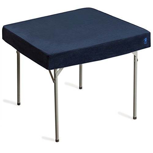 Yellow Mountain Imports Table Cover for Poker, Cards, Mahjong, Board Games, and Tile Games, Professional Grade - color: Blue