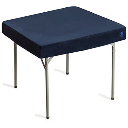 Yellow Mountain Imports Table Cover for Poker, Cards, Mahjong, Board Games, and Tile Games, Professional Grade - color: Blue