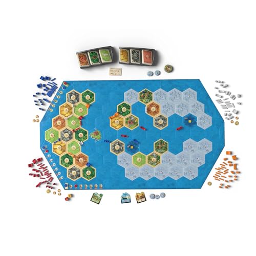 CATAN Explorers & Pirates Board Game Expansion (6th Edition) Embark on New Adventures, Strategy Game for Kids & Adults, Ages 12+, 3-4 Players, 90 Minute Playtime, Made by Catan Studio | Embark on New Adventures, Strategy Game for Kids & Adults, Ages 12+,