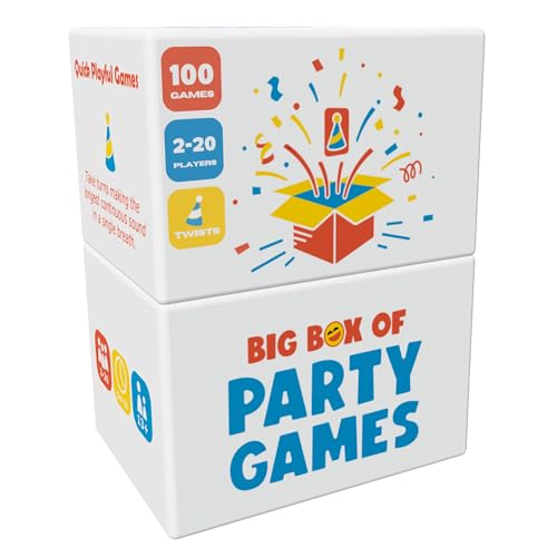 100 Party Games for Adults & Teens | Game Night Games for Large Groups & Big Crowds | Icebreakers, Team Building & Fun Group Games | 2-20 Players
