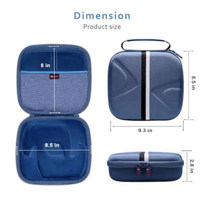 XANAD 2-in-1 Controller Case for Xbox/Playstation/Nintendo Switch/PowerA/ELISWEEN/GameSir/Diswoe/TIANHOO Wireless Controller - Hard Travel Protective Carrying Storage Bag(Blue) - color: Blue 2-in-1