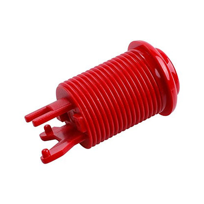 Reyann 6x Happ Type Standard Arcade Push Button - Red - With Microswitch