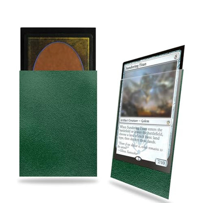 Green Card Sleeves 200 Pack Compatible with MTG Card Sleeves,Sturdy Sleeve | Matte Back Finish, Perfect Shuffling - Protect All Your Trading Cards Collectible Cards by Fabmaker, Never Tear - color: Green, size: 200 pack Card Sleeves
