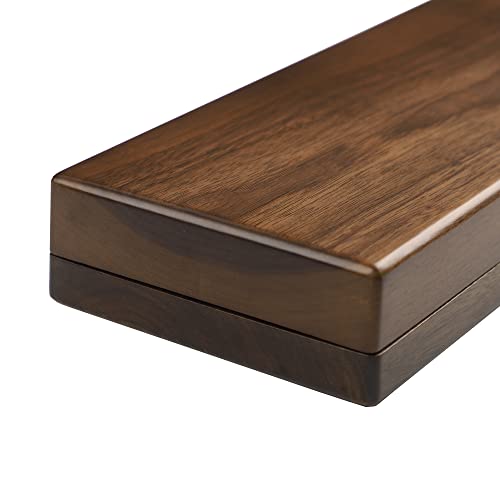 YMDK Handcraft GH60 Solid Wooden Case for 60% Mini Mechanical Gaming Keyboard Compatible Poker2 Pok3r Faceu 60 Wooden Shell (Walnut Box) - color: Walnut Box Case