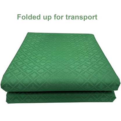 Speed Cloth Poker Table Fabric - 108X60 Inch Section of Casino Card Game Table Felt Top Cover Accessories - Green - color: Green