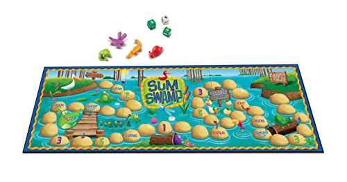Learning Resources Sum Swamp Game Addition & Subtraction Board Game - Educational Homeschool, Elementary Math Classroom Must Haves, Kindergarten, Gifts for Kids, Numbers for Boys and Girls
