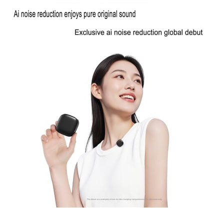 Wireless Microphone Lavalier for iPhone/Android PC with AI Noise Cancellation, Gaming Mic, Phone Mic, Interview Microphone of 48kHz/24bit Studio Sound - (Android) - color: Android