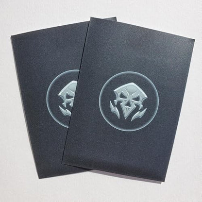 Elements I - 100 Textured Matte TCG Card Sleeves - Fits Magic MTG Commander Pokemon and Other Card Games - Playing Card Sleeves (Death) - style: Death