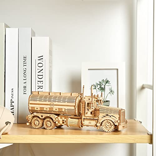 3D Wooden Puzzles Truck Model Kits, Brainteaser and Puzzle for Christmas/Birthday,Gifts for Adults and Teens to Build Combination - style: Truck