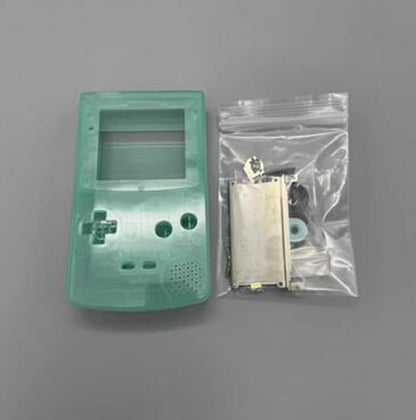 IPS Housing Shell Cover with Buttons Conuctive Pads Screws for Gameboy Color GBC Console (Ice Blue) - color: Ice Blue