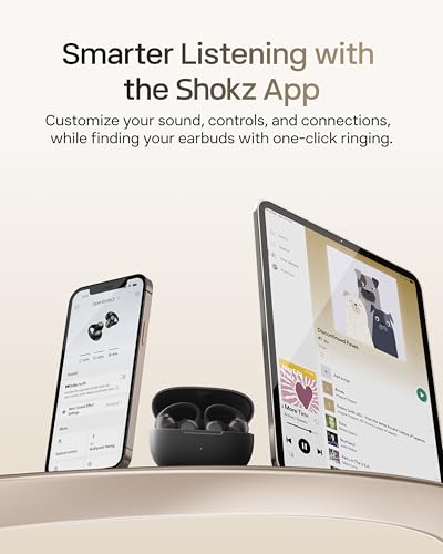 SHOKZ OpenDots 2 Open-Ear Clip-On Earbuds with Upgraded Dolby Audio, 3-Mic Clear Calls, Rich Bass, Up to 40 Hrs of Audio, Wireless Charging, Interchangeable Left/Right Earbuds, IP57, Bluetooth 6.1 - color: Pearl white