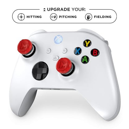 KontrolFreek Precision Sports Baseball Kit – Littlemann17 Edition – for Xbox one (XB1) and Xbox Series X (XBX) Controller – Red/Black