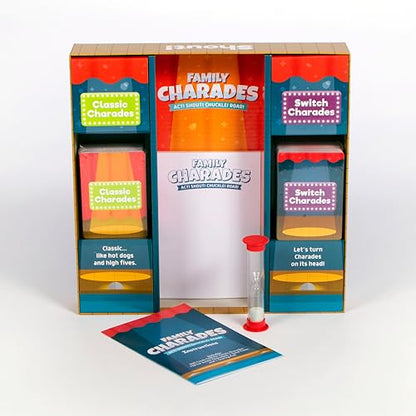 Chuckle & Roar Classic Charades – Act! Shout! Chuckle! Roar! Family Party Game for Ages 5+ | 2 Game Modes, 750 Charades Ideas, 3+ Players