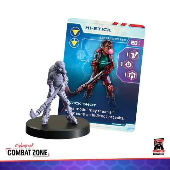 Monster Fight Club Cyberpunk Red Combat Zone Miniatures Expansion: Generation Red Starter Gang - style: Gen Red