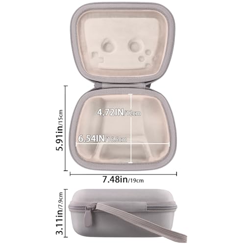 Baval Hard Case for Playstation 5 PS5 DualSense Wireless Controller | Protective Storage Box, Specifically Design for PS 5 Controller, Soft Velvet Lining, Customized Slots, Snug Fit, Sandstone - color: Sandstone Hard Case
