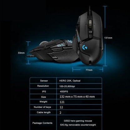 Logitech G502 히어로