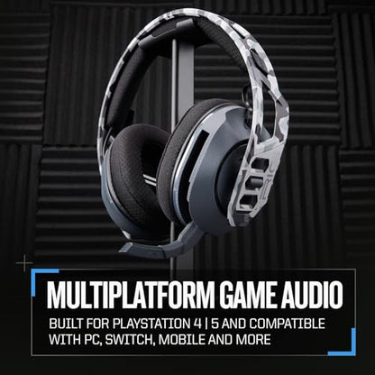 RIG 600 PRO HS Dual Wireless Multiplatform Gaming Headset | Wireless 2.4GHz / Bluetooth for PlayStation PS4, PS5, Nintendo Switch, PC, USB, Steam Deck, Android, iPhone - Arctic Camo