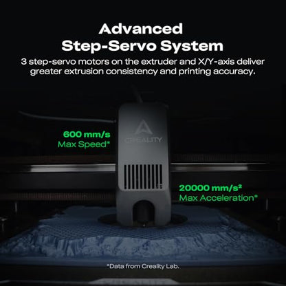Creality K2 Combo (A) 3D Printer, Multicolor Printing with CFS, 600mm/s Printing Speed, 95% Pre-Assemble, Smart Al Camera & Auto Leveling, Next-Gen Direct Drive Extruder, Build Volume 260*260*260mm