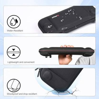 RLSOCO Carrying Case for Nintendo Switch 2 Game Console with 8 Game Card Slots - Black (Case Only) - color: Small Case Black