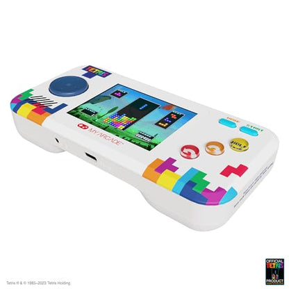 My Arcade Tetris Pocket Player Bundle: Officially Licensed, Portable Gaming Console, Puzzle Games,Travel Case and Screen Protector Included