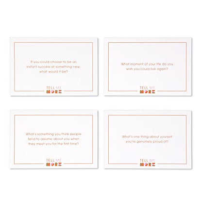 Tell Me More: A Conversation Starter Game of Questions to Deepen Connection - color: Original Edition