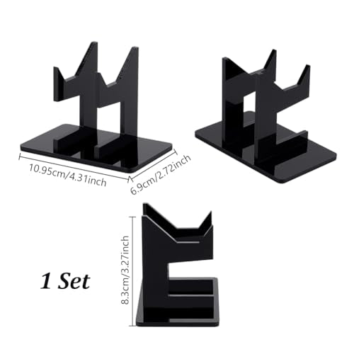 AHANDMAKER 1 Tier Controller Holder Headset Stand Acrylic Organizer for Pro Controllers Display and Organization Universal Gaming Setup Essentials Game Room Accessories