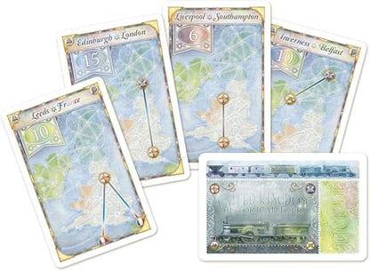 Asmodee Ticket to Ride United Kingdom + Pennsylvania Board Game Expansion - Strategy Game, Family Game for Kids & Adults, Ages 8+, 2-5 Players, 30-60 Minute Playtime | Train Route Strategy Game, Family Game for Kids & Adults, Ages 8+, 2-5 Players, 30-60 M