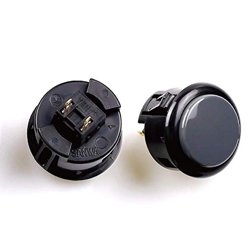 Sanwa JLF-TP-8YT Joystick + Sanwa 8 pcs OBSF-30 Push Button Bundle Kit Color : Gray - for Arcade Game 4 & 8 Way Adjustable, Compatible with Catz Mad SF4 Tournament Joystick S@NWA - color: Gray