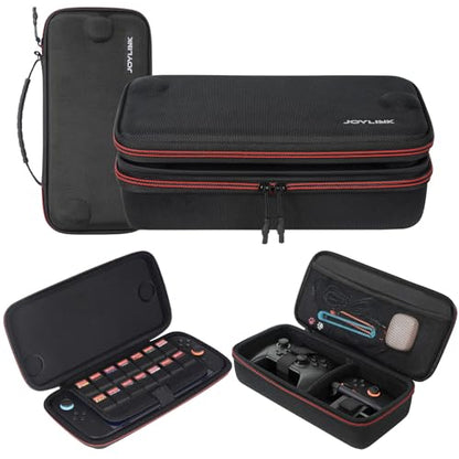 JOYLINK Carrying Case for Nintendo Switch 2, Modular 2-in-1 Dock/Pro Controller Storage Cases + Ultra Slim Carrying Case Travel, All in One Hard Carrying Case with 14 Game Cards Slots