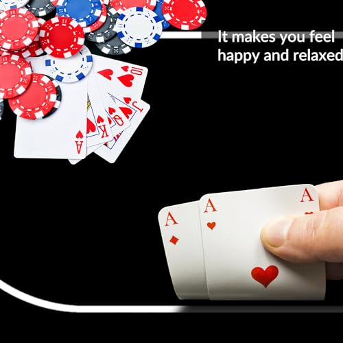 nuveti 63 x 31 Foldable Texas Poker Card Tabletop Layout Portable Anti-Slip Rubber Board Game Mat Poker Table Mat 8-10 Players Texas Hold'em Poker Mat - color: 63 X 31 Inch Heiwuzuoweikuan