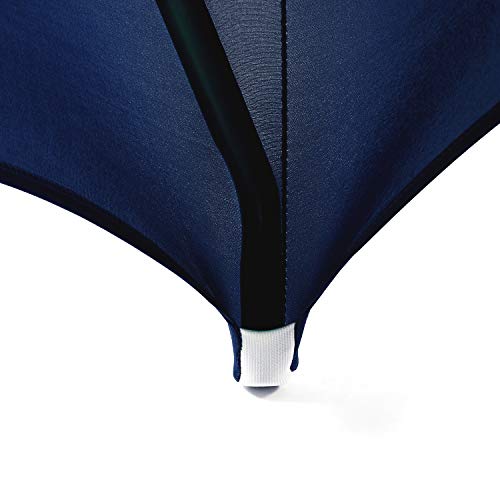 Peomeise 6FT Spandex Table Cover Rectangular Stretch Spandex Tablecloth (Navy,6FT) - color: Navy, size: 72" x 30" (Rectangular)