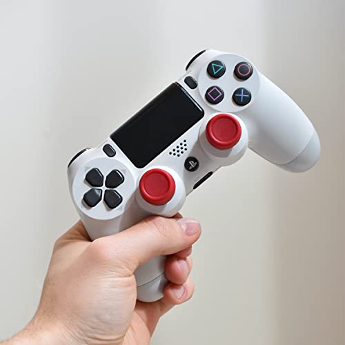 Setex Gecko Grip Thumbstick Grip Covers, PS5, Xbox, Switch, 1 Pair, Red | Microstructured Analog Stick Anti Slip Thumb Grips, Playstation 5, Switch 2, Xbox Controller, Performance Grip Covers Only - color: Red, size: 1 Pair