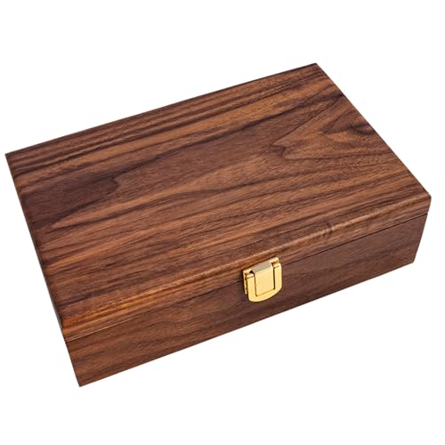 Alex Cramer The Nines Double 9 Domino Set. American-Made Solid Walnut Case Holds Our 55-Piece Set of Dominoes (Double Nine Domino Set for Adults) - style: Double-9 Domino Set
