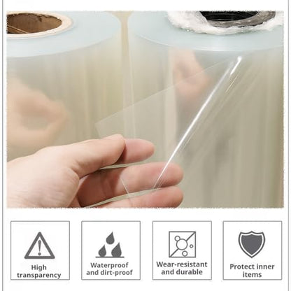 Custom Fit Clear Dust Cover Made to Measure Transparent Protection with Personalized Text or Logo for Furniture & Equipment (PVC transparente) - color: PVC transparente