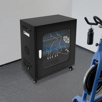 Rechargeable Mobile Phone Charging Cabinet,40 Slots Cell Phones Charging Station Portable Cellphone Charging Cart with Combination Lock, for Students and Employees, Tourists (40Slots) - size: 40Slots